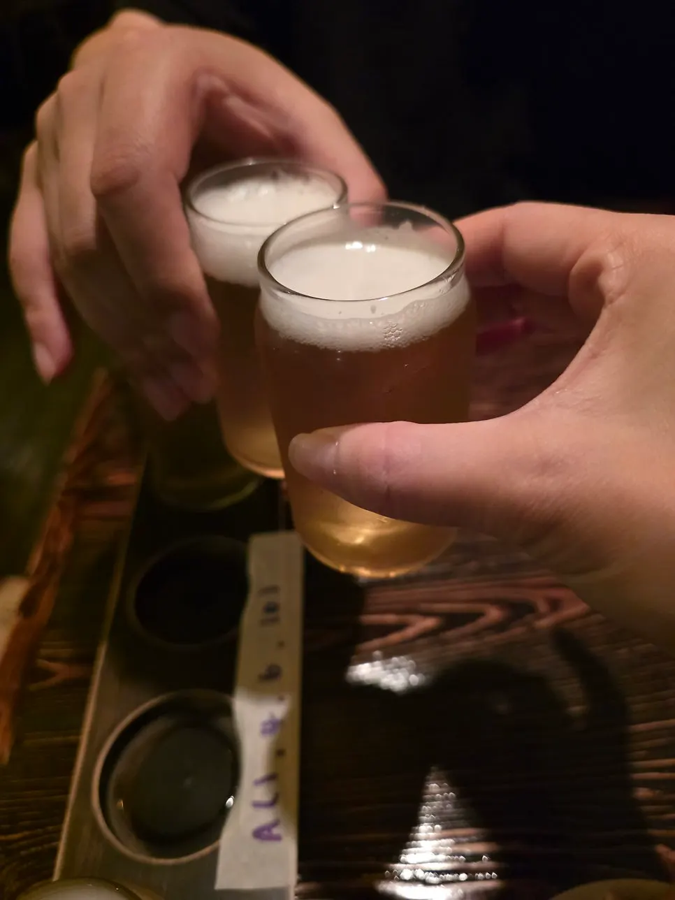 Four craft beers from Boah Boah's Sampler A set