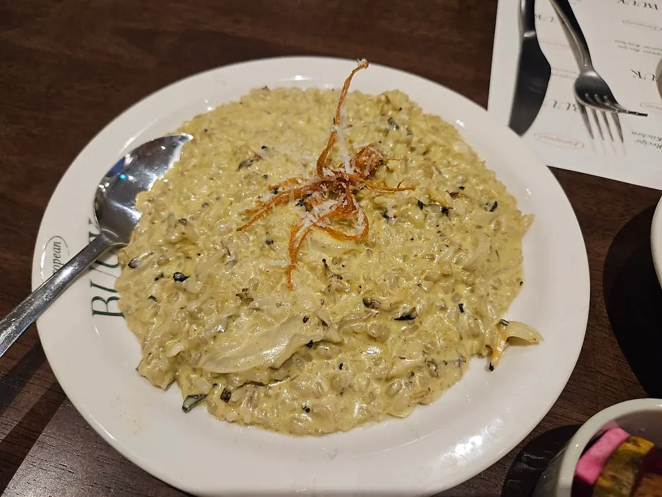 Seafood tomato pasta with shrimp, mussels, and clams