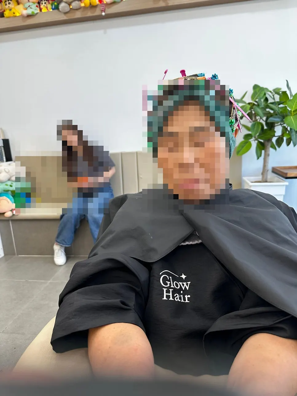 중년 헤어 시술 전 상담 관련 이미지