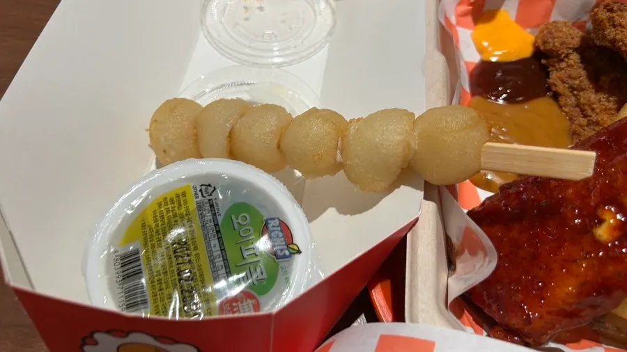 Free self-serve sauce bar set up in the store