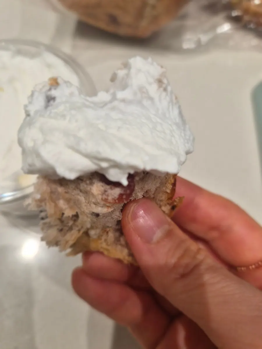 Container of whipped cream purchased together