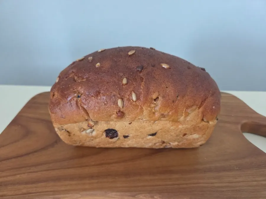 Rye chapbori loaf, smaller than the other loaves