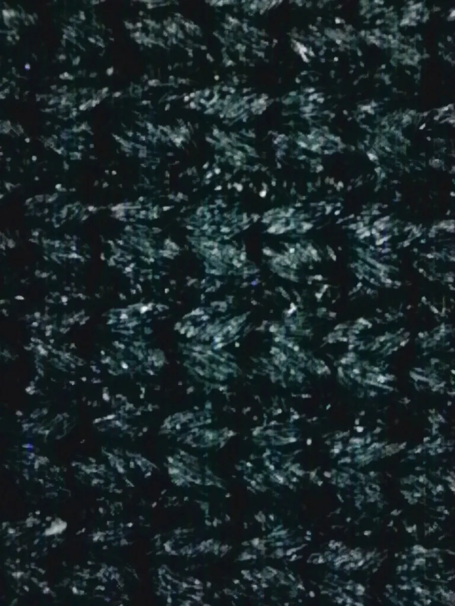 Microscope check of the car seat interior before washing