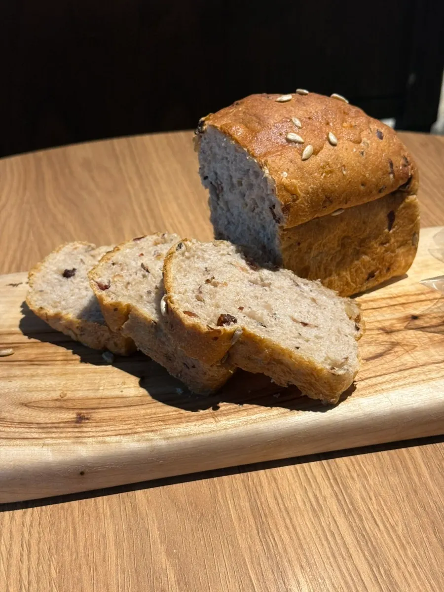 Cross-section of the Grand Prize sticky-barley loaf