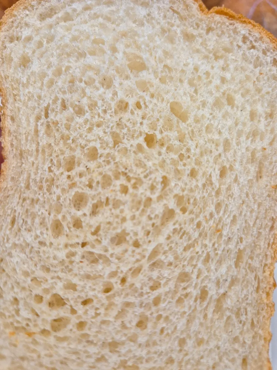 Soft crumb visible inside the chapssal bori sikppang