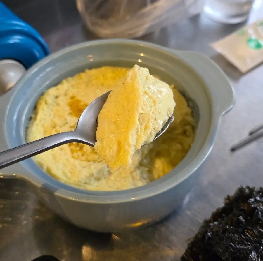 Extra order of steamed egg
