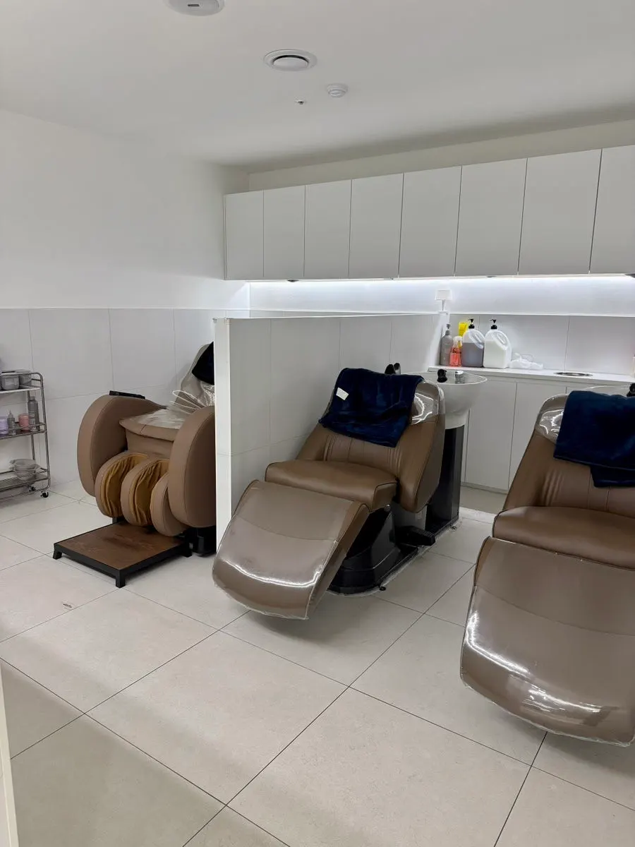 Aesthetically styled waiting area