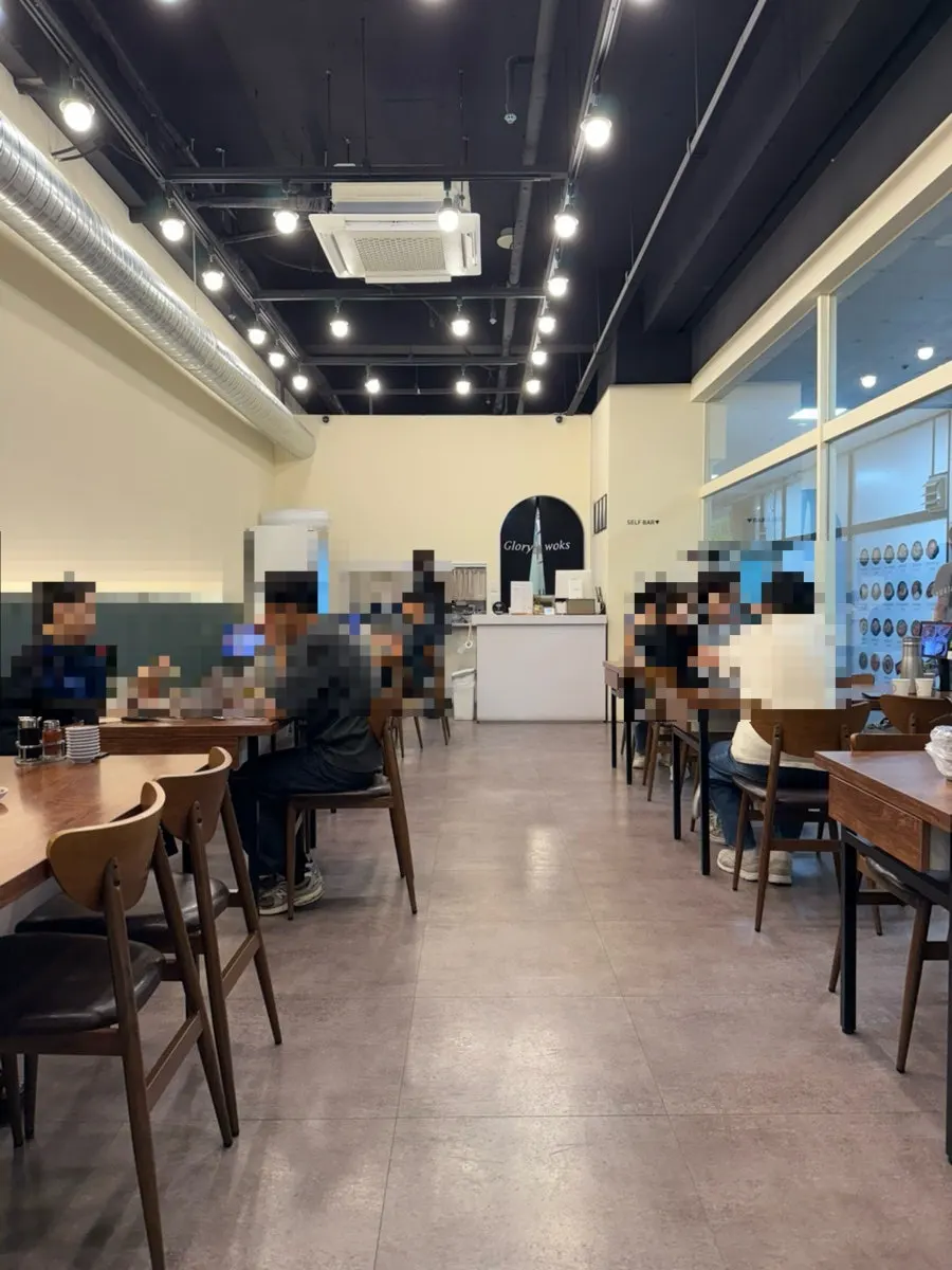 Waiting area at Glory Works