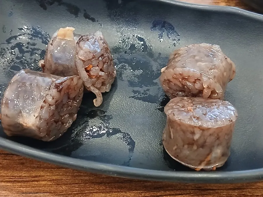 셀프바에서 제공되는 찰순대