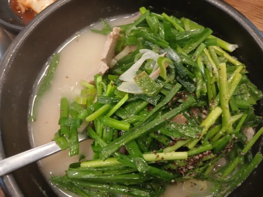 쫀득한 식감의 찰순대