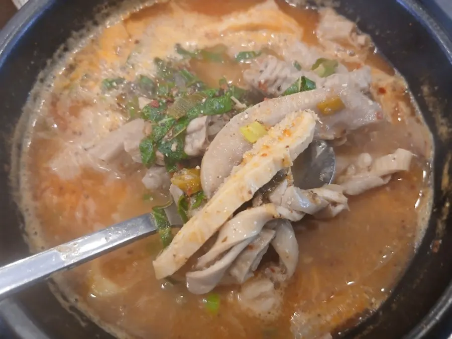 국밥과 찰순대 한 끼
