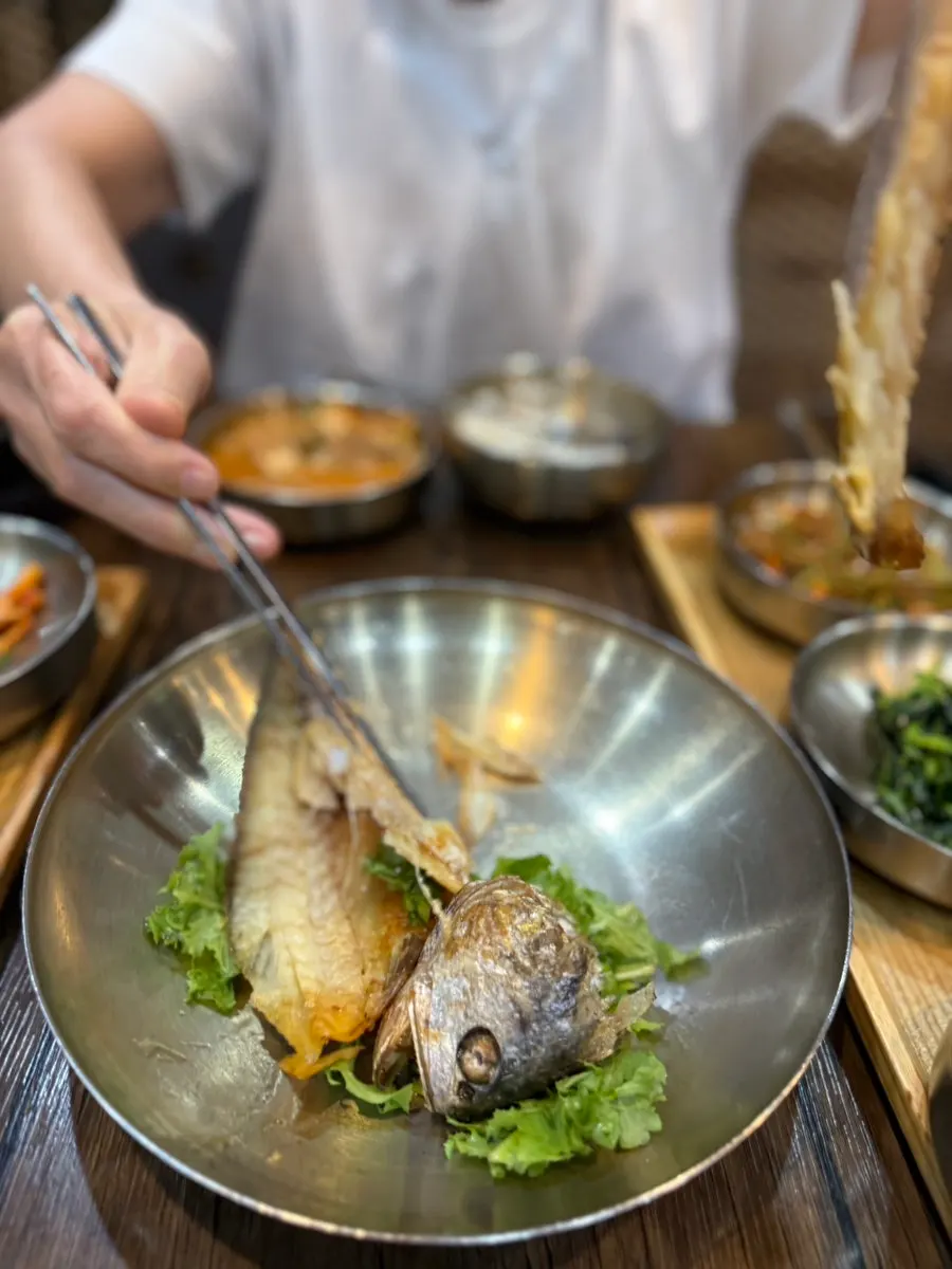 살을 발라낸 보리굴비
