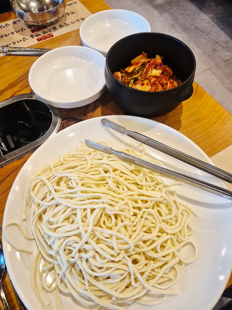 칼칼한 배추김치 한 접시