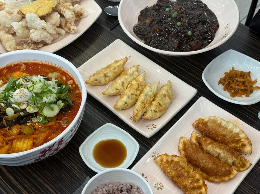 짬뽕지존 부천중동점 식사 마무리 상차림