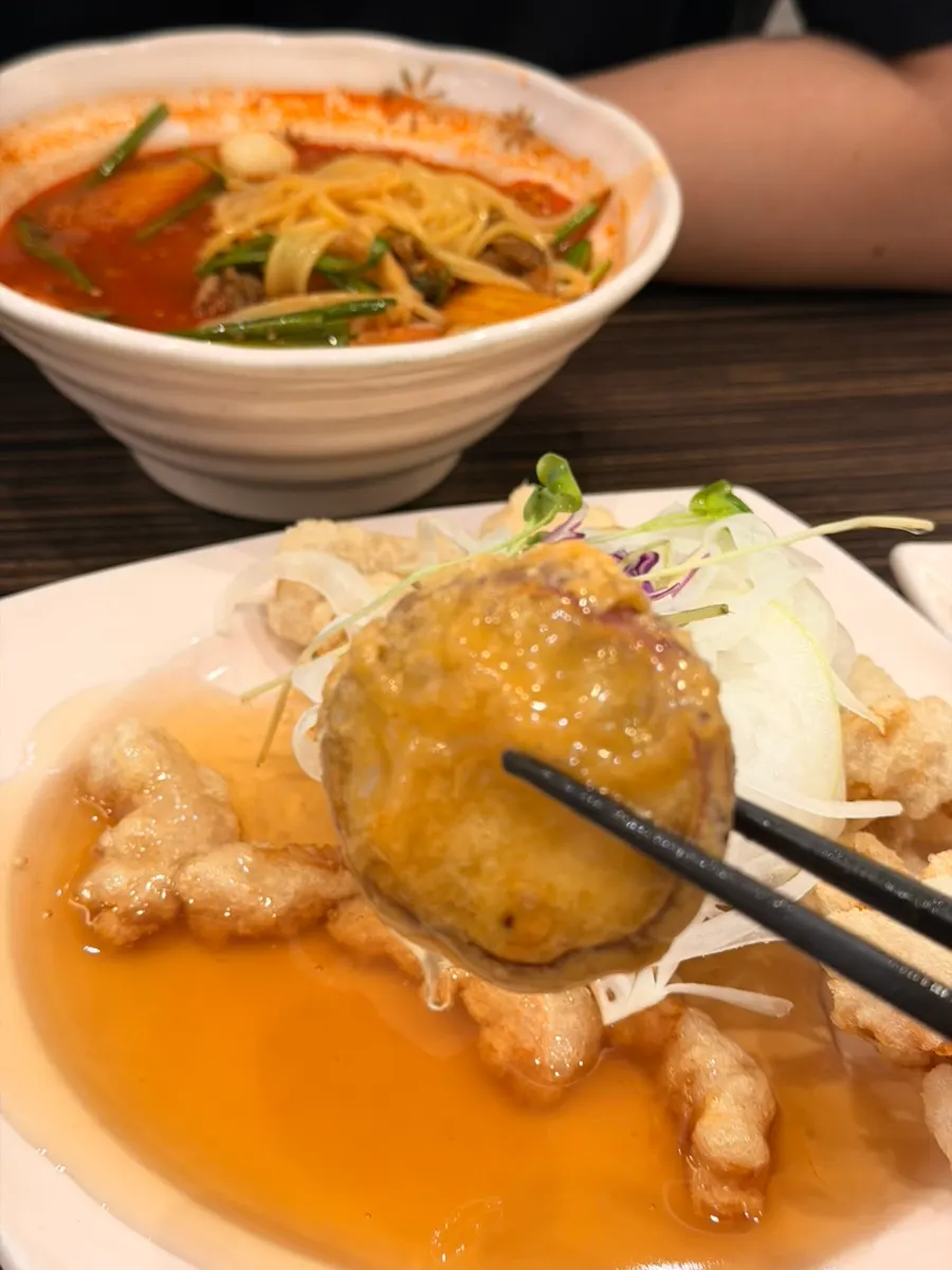 Generous tangsuyuk side dish