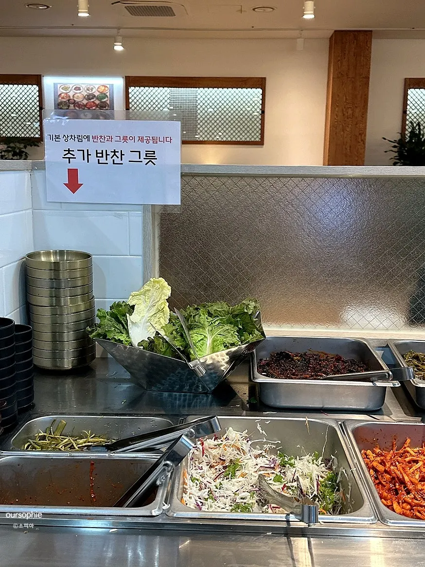 Seating arrangement inside Gim Myeongju Tteuranchae Bapsang