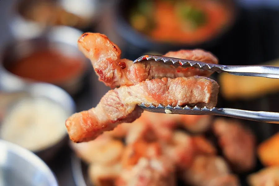 Pork cooked to 80 percent