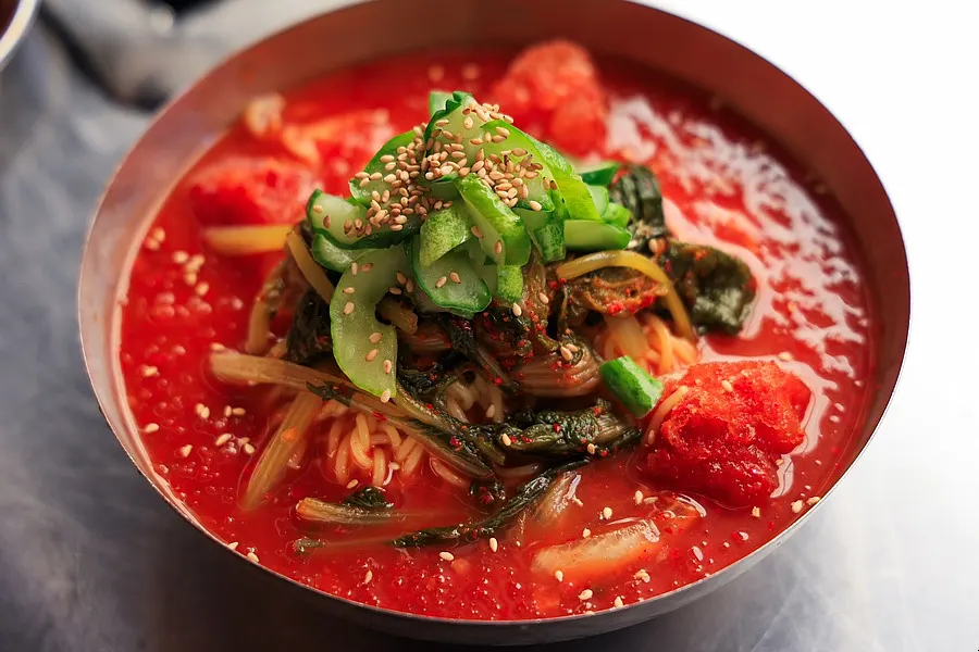 Myeoljeot sauce with chili peppers