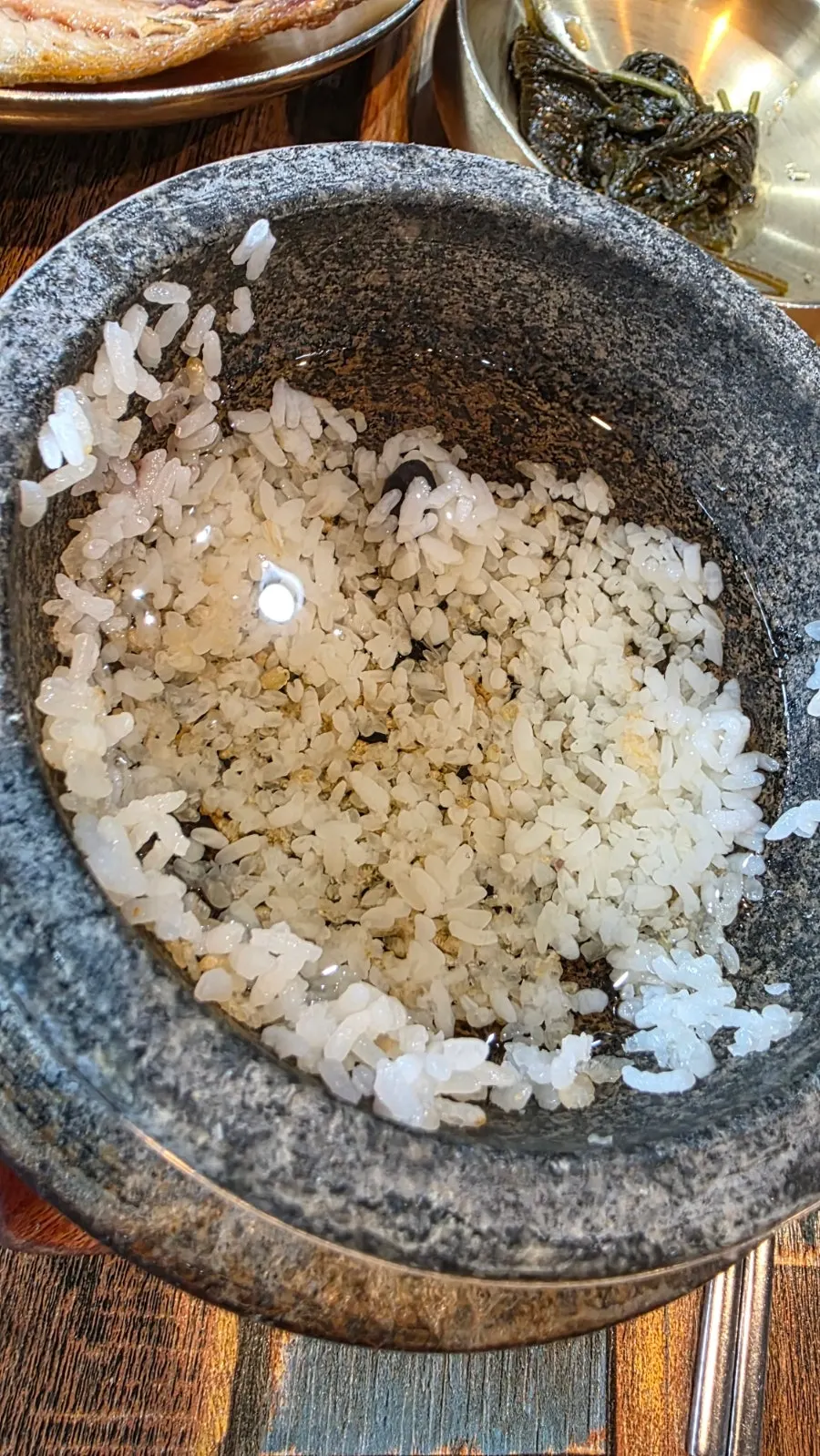 청국장과 돌솥밥 한 상