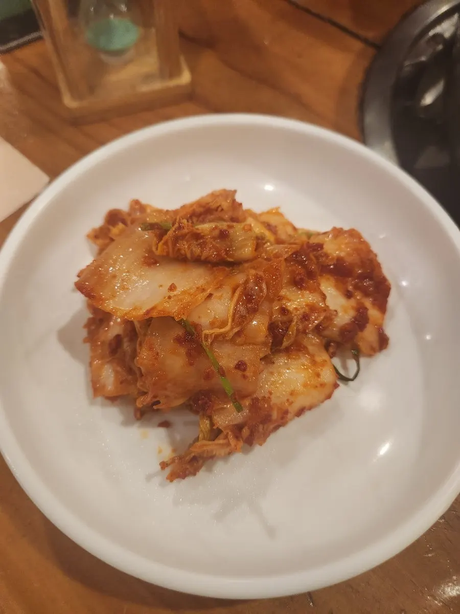 Preparing the kalguksu side dishes