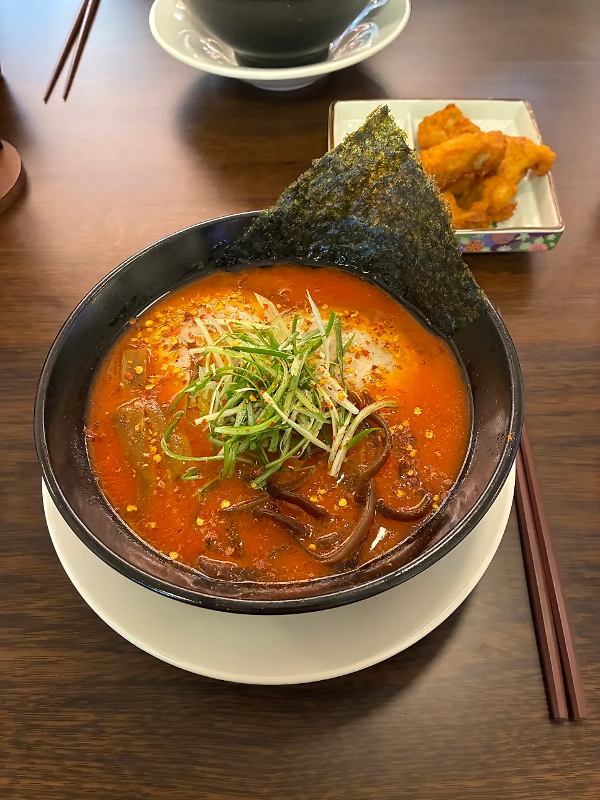 염도 낮게 기름기 적게 주문한 카라이 돈코츠라멘
