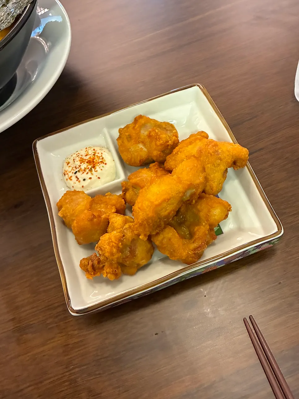두꺼운 면발의 이에케라멘 클로즈업