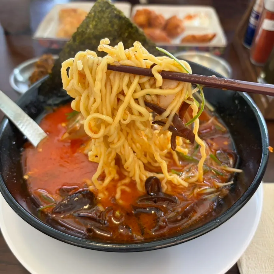 염도 약하게 주문한 라멘 국물