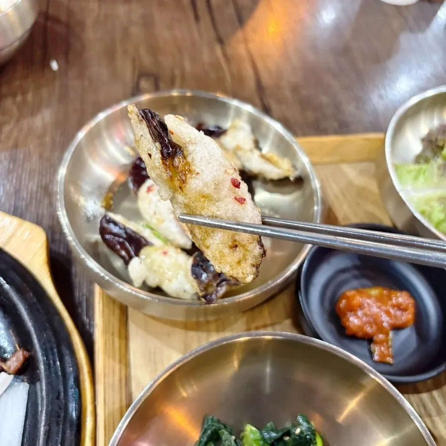 Charcoal-grilled pork cooked over charcoal