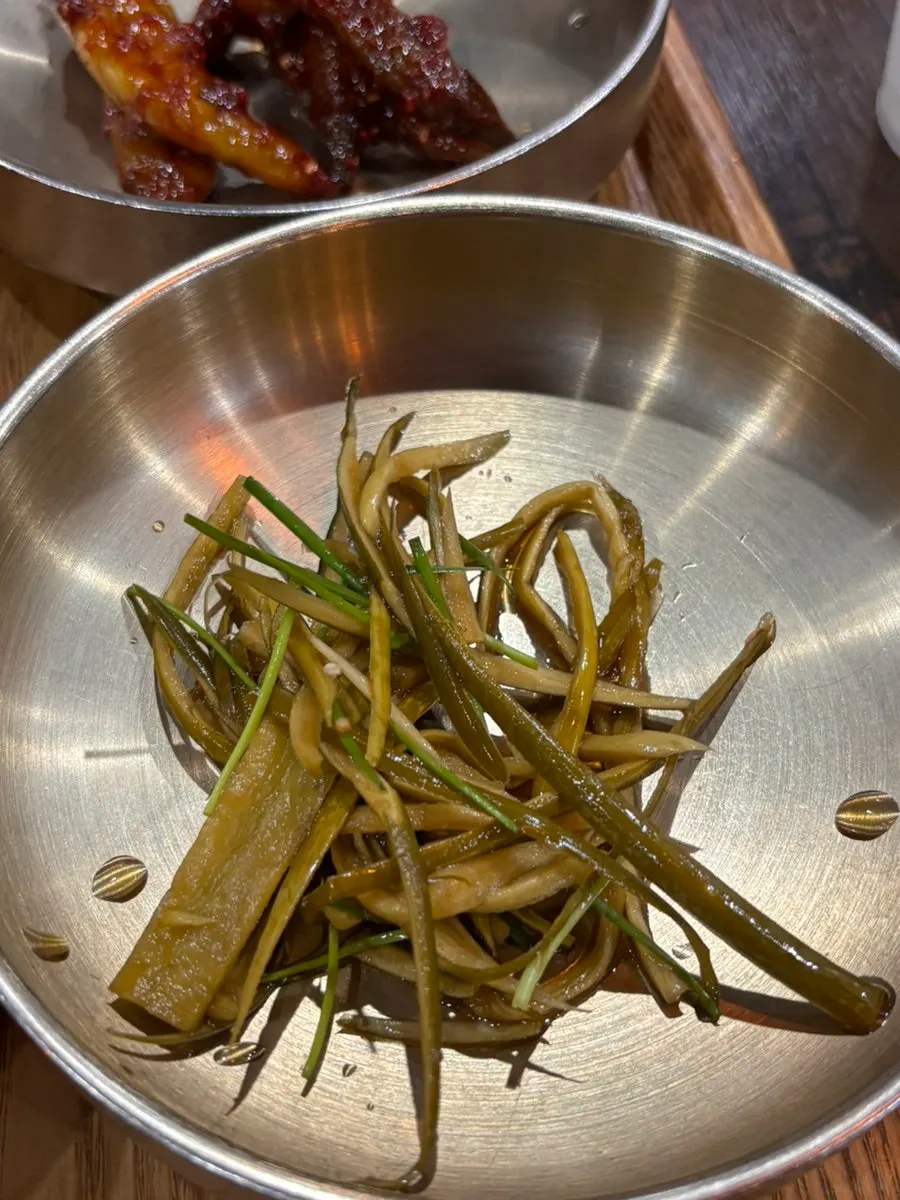 Popular cheonggukjang side dish