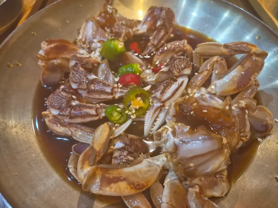 살이 꽉 찬 간장게장