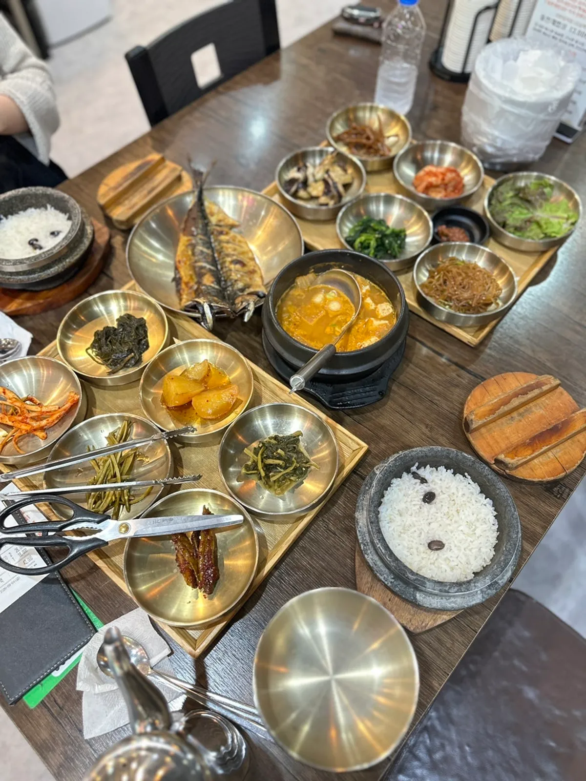 Korean table set that arrived quickly after ordering