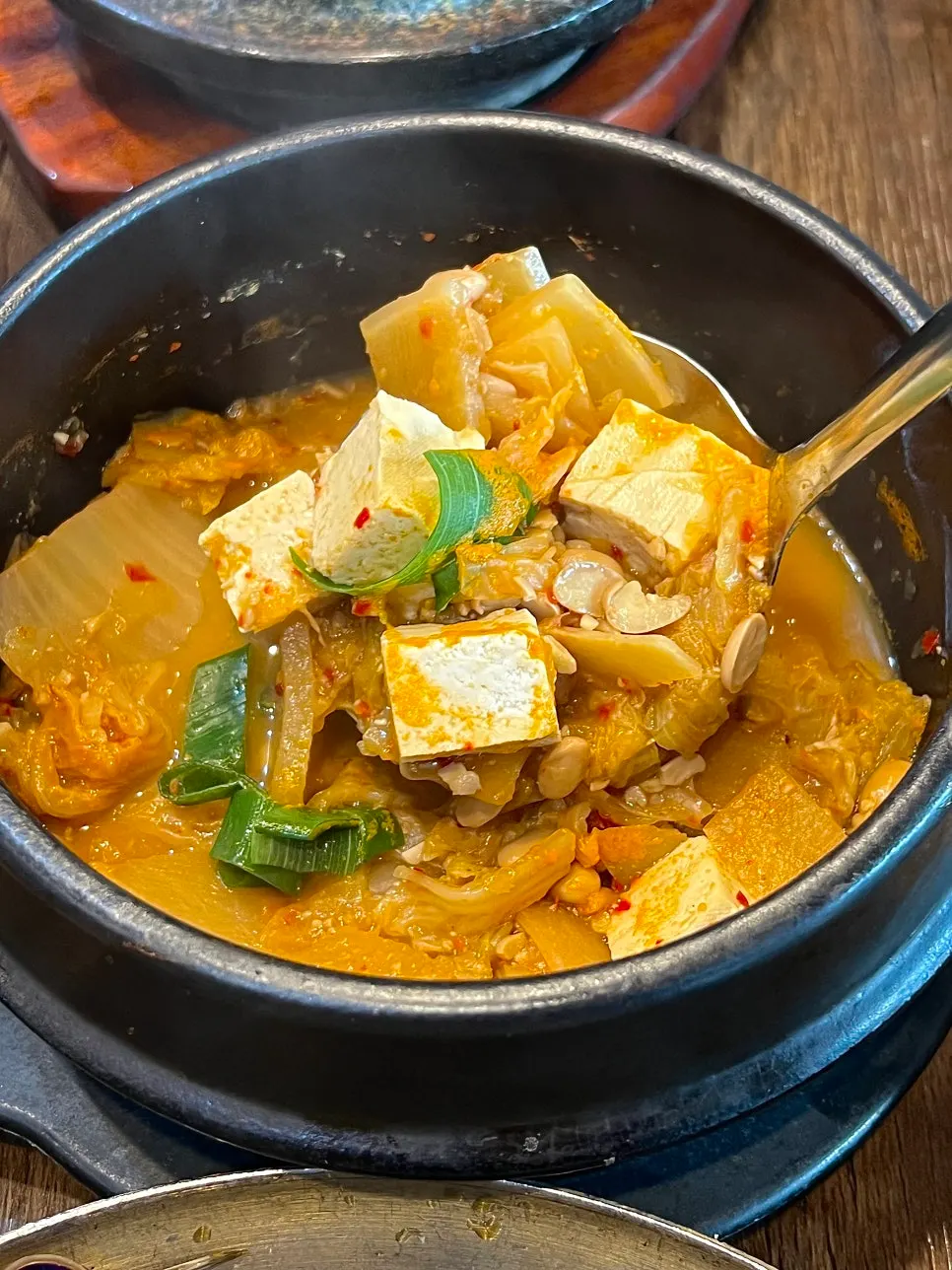 A bowl of thick, savory cheonggukjang