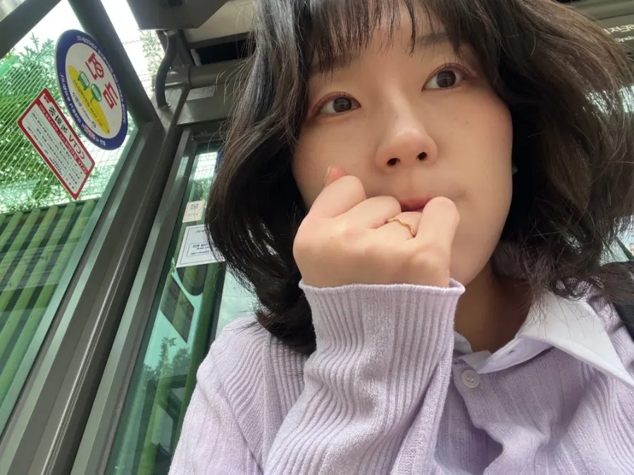 Hush-cut-like curls after the hair dried