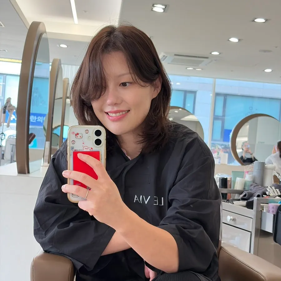 Magic setting with natural curls at the ends