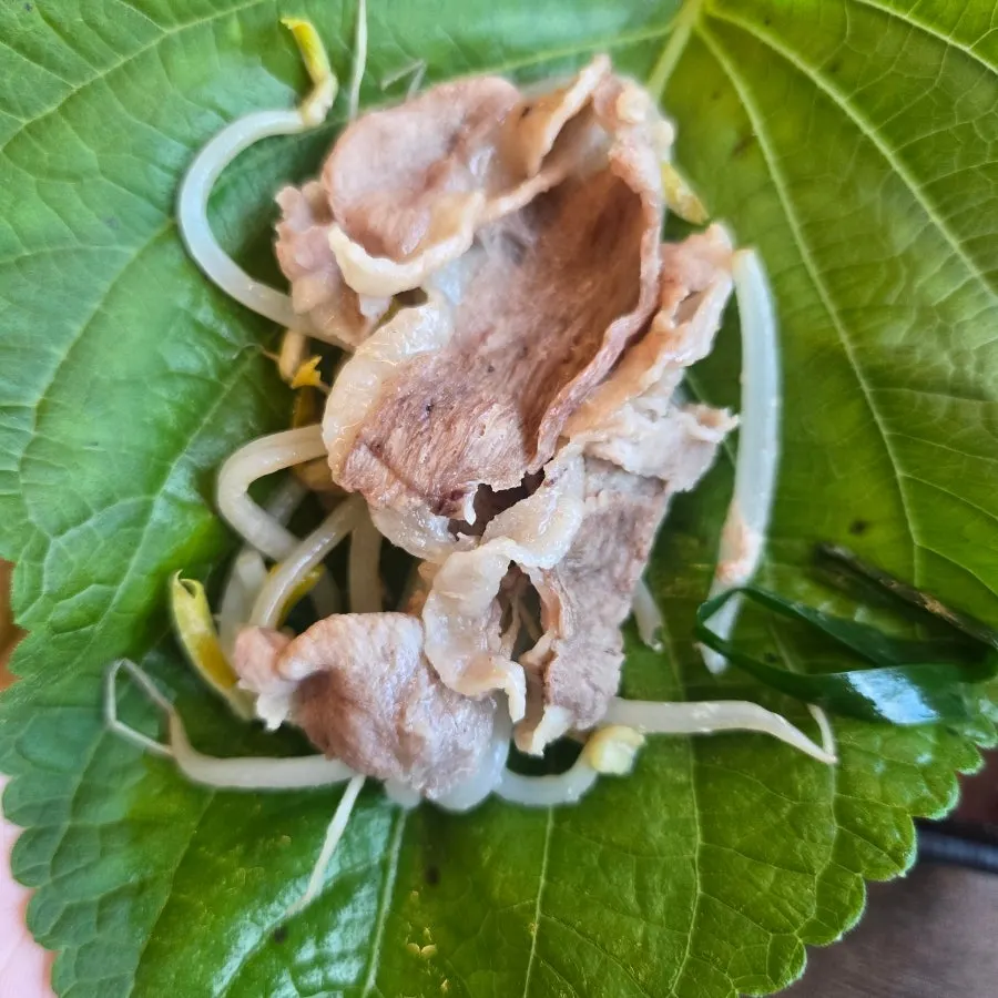 식후 무료 매실차 서비스