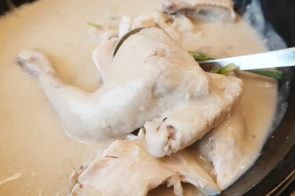 맛보기 들깨닭 한 그릇