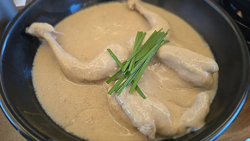 Perilla chicken taster with thick broth