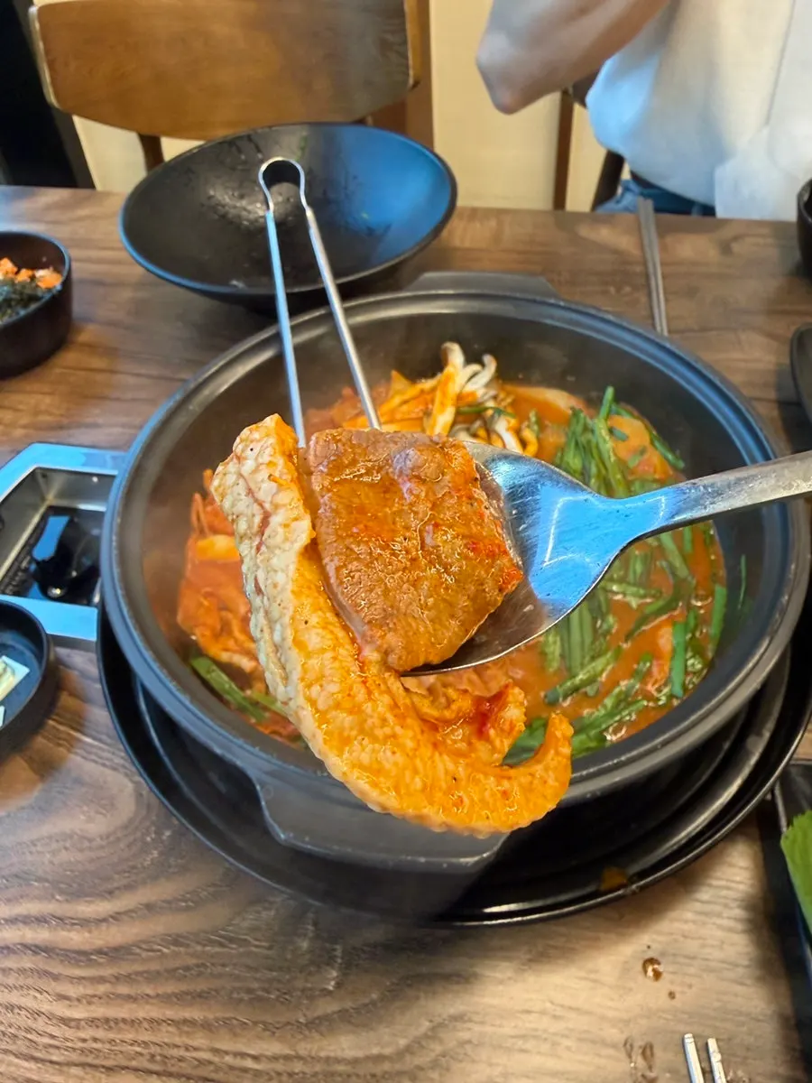 Duck stew loaded with thick pieces of duck meat