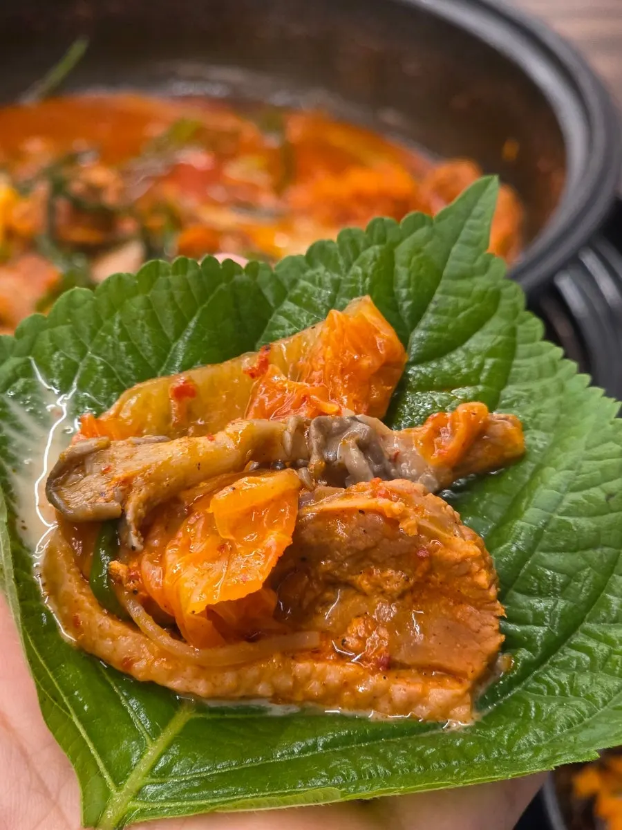 Duck hot pot seasoning reduced down