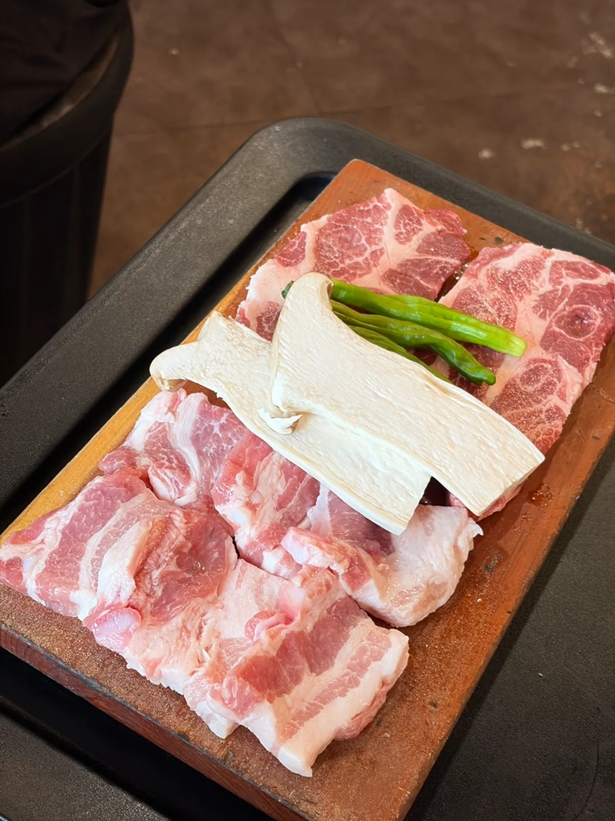 Marbled pork neck