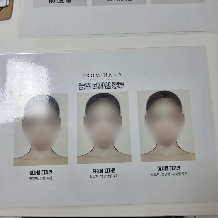 Reference material explaining the four eyebrow tattoo techniques