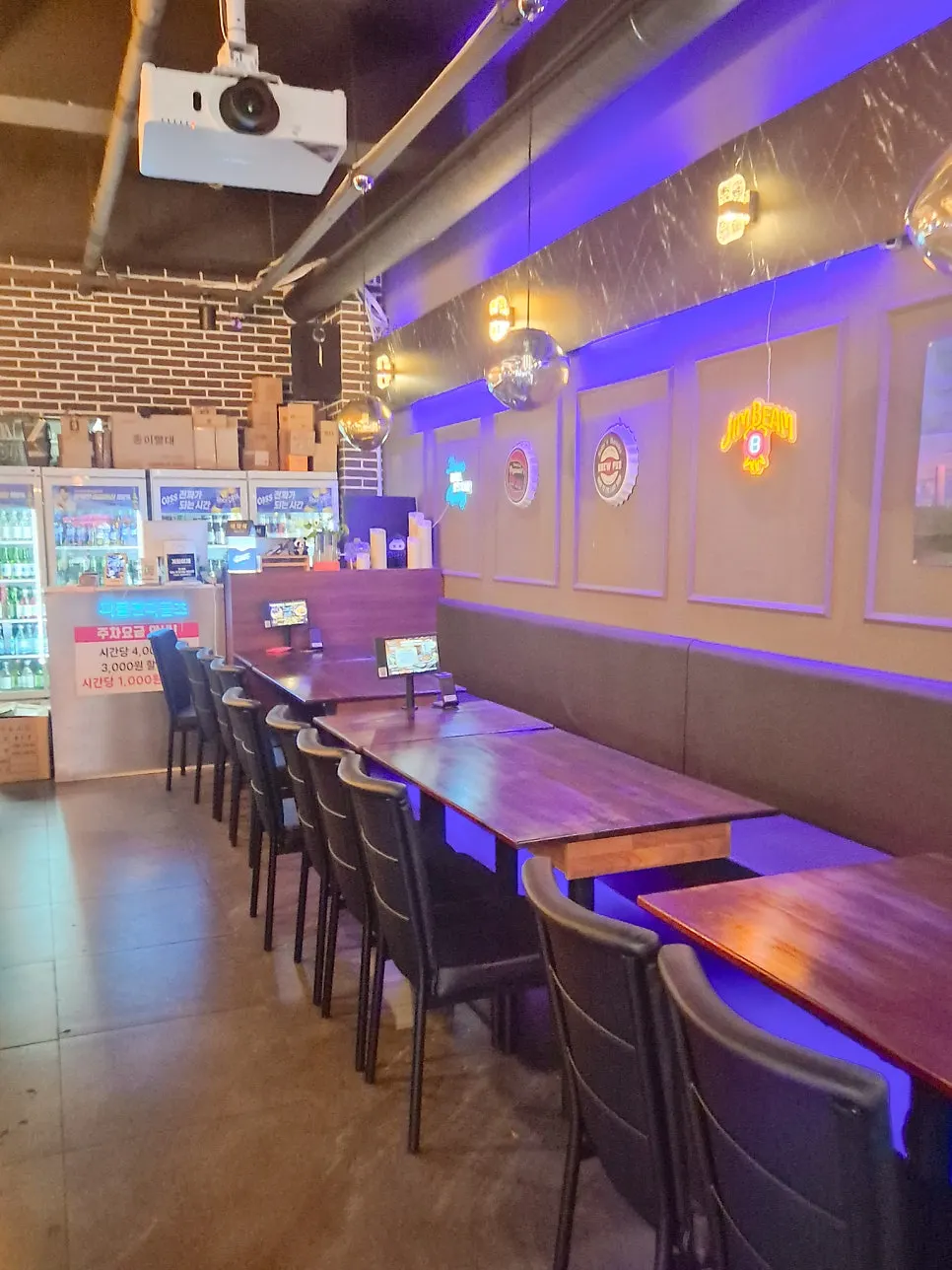 Group tables at People & Peoples, good for gatherings