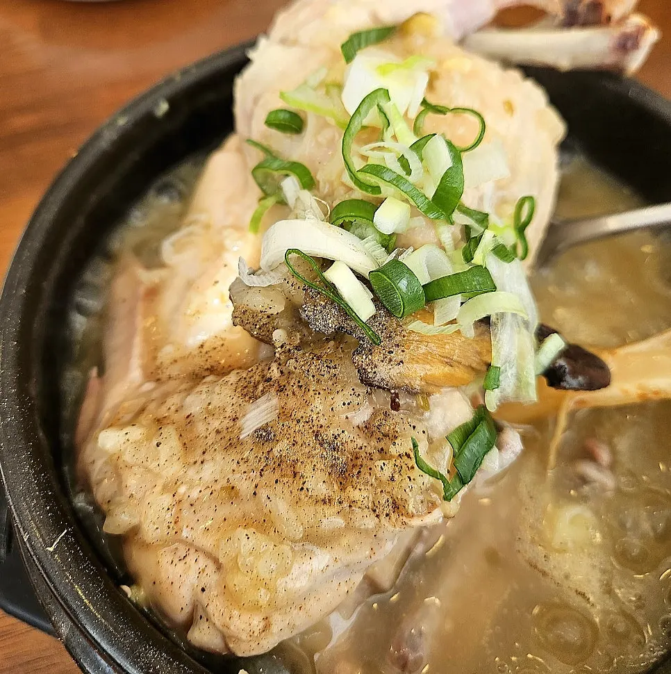 부천 상동 삼계탕집 방문 기록 사진