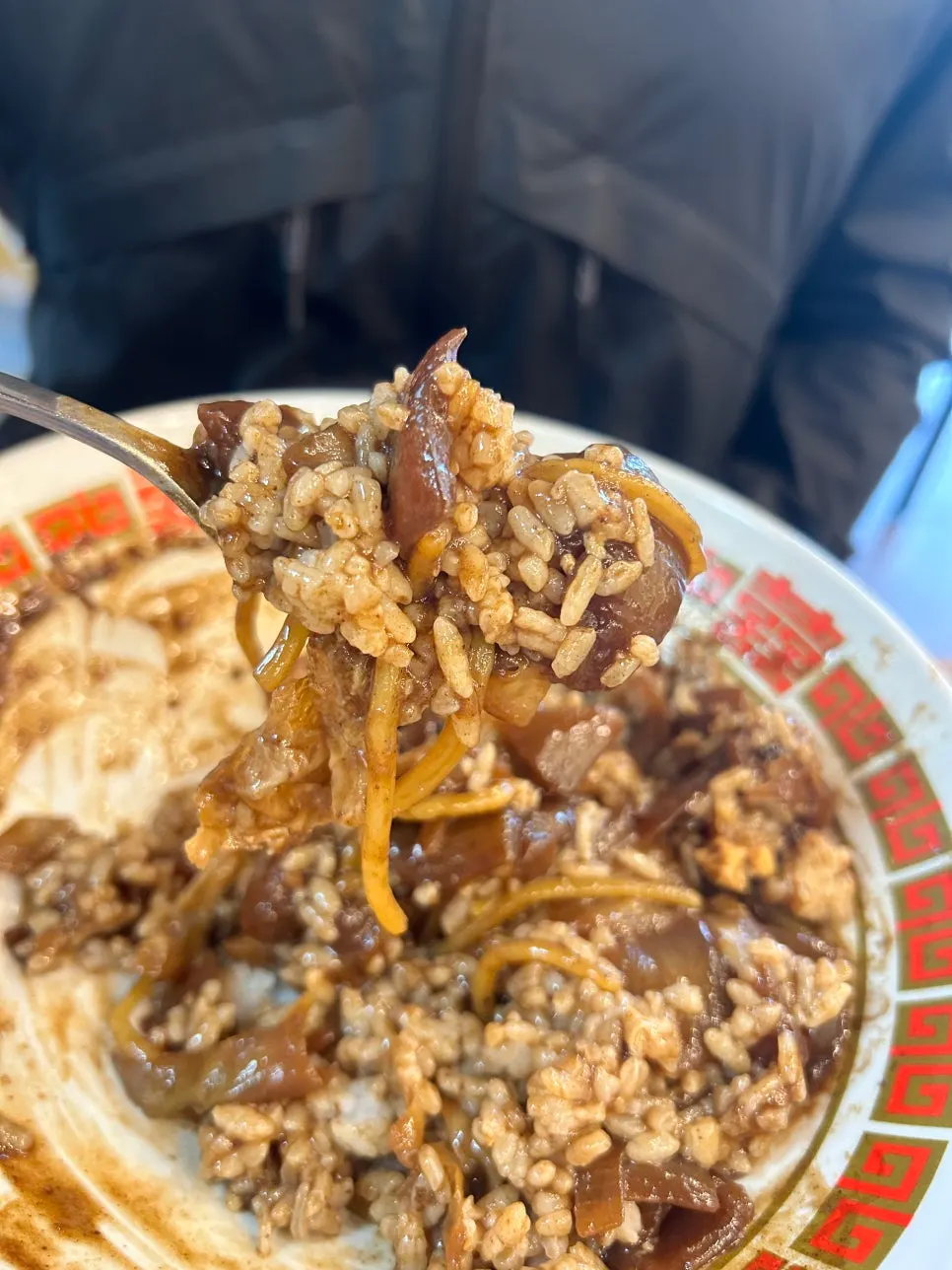 식사를 마친 글로리웍스 테이블