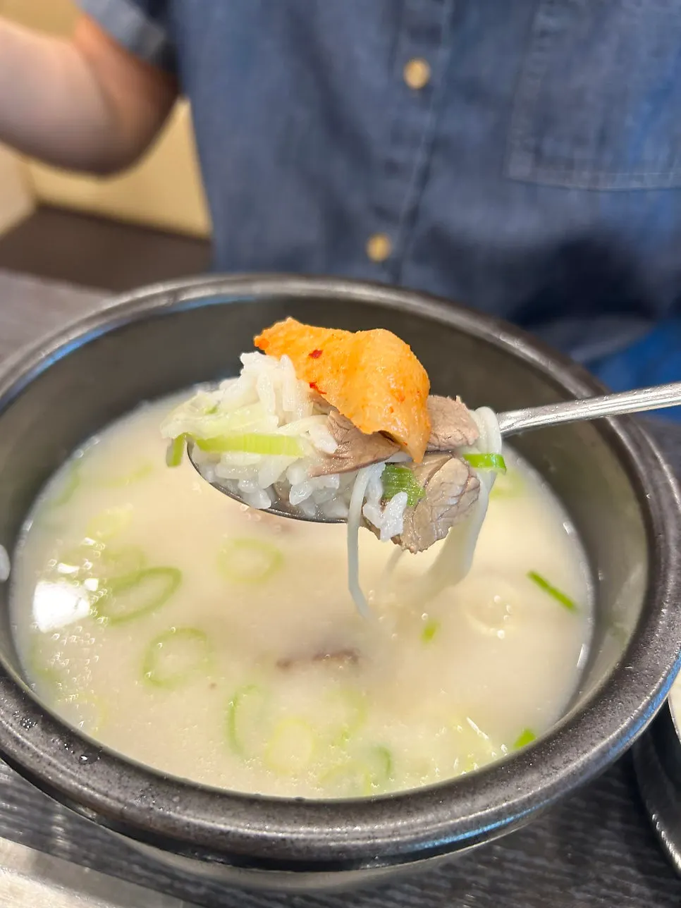 Hanchon Seolleongtang meal for family dining