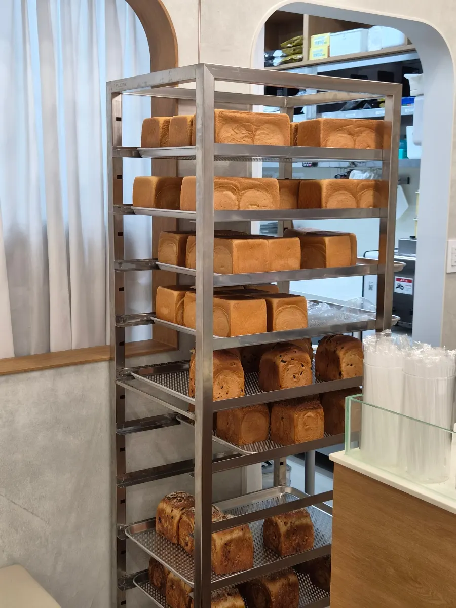Freshly baked, still-warm basic white bread