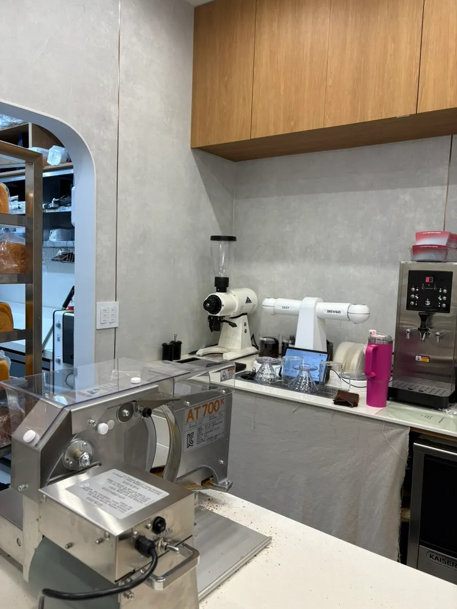 Cozy seating area inside the bakery