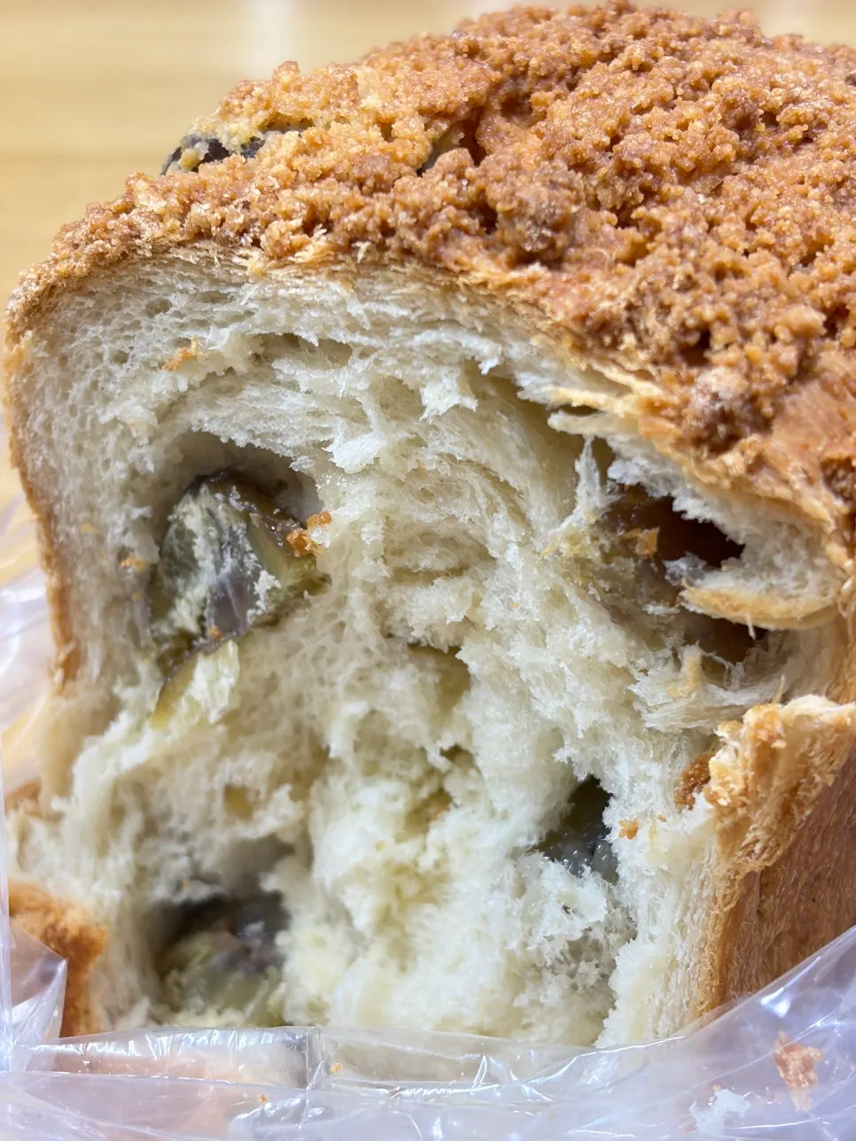 Milk bread and coffee set together on a table