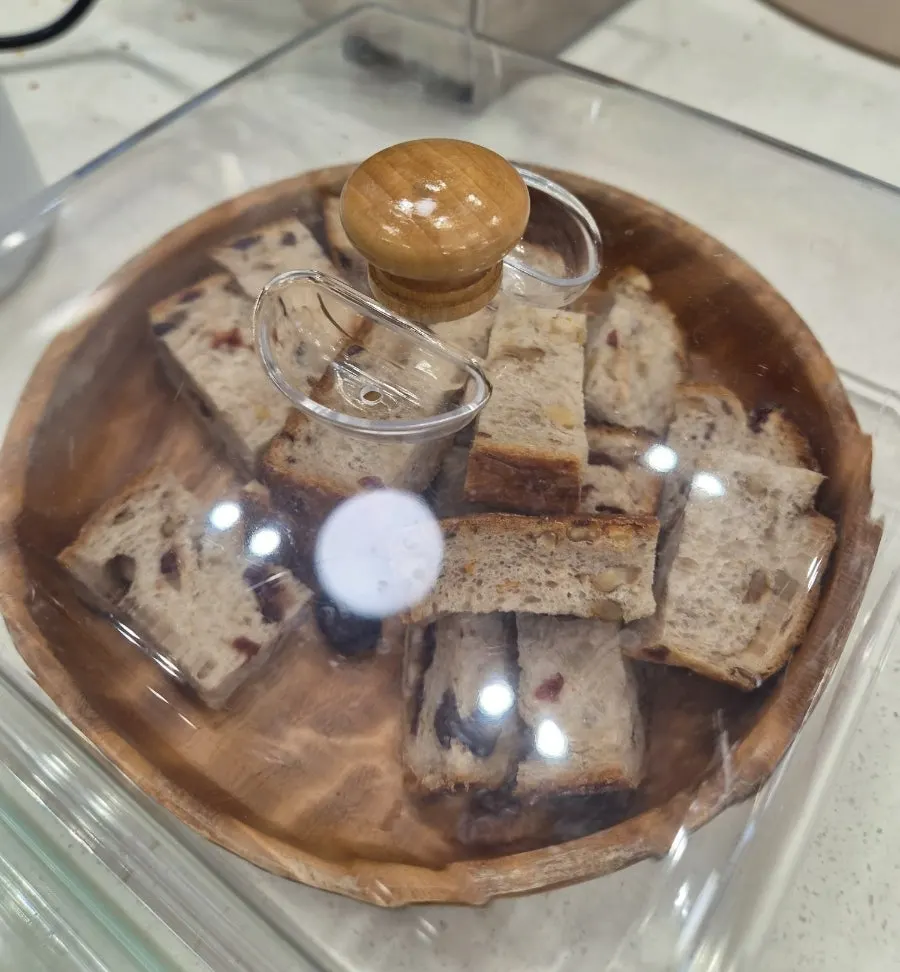 The store counter and tasting sample corner