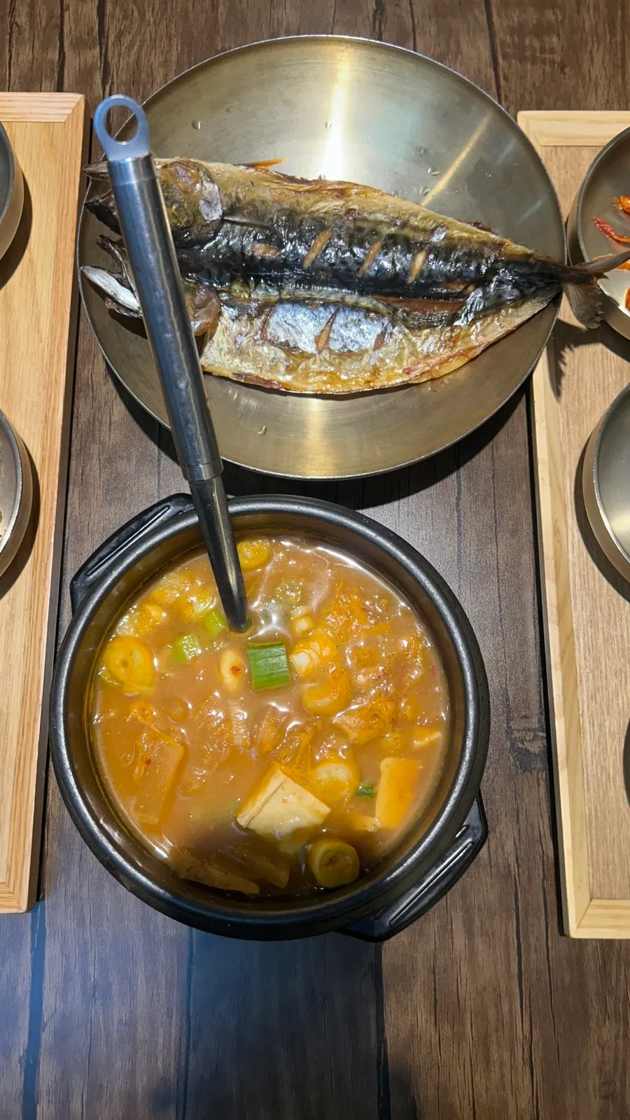 12 side dishes and cheonggukjang